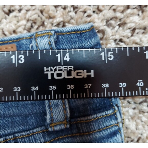 Judy Blue Jeans Women's Size 30 Light Wash Denim Relaxed Fit Stretch Distressed - Picture 7 of 9